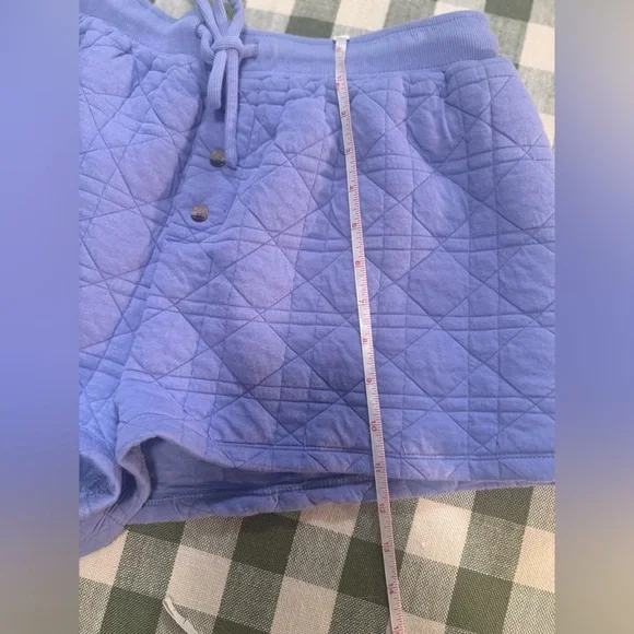 Anthropologie Lavender Quilted Knit Shorts - Picture 11 of 14